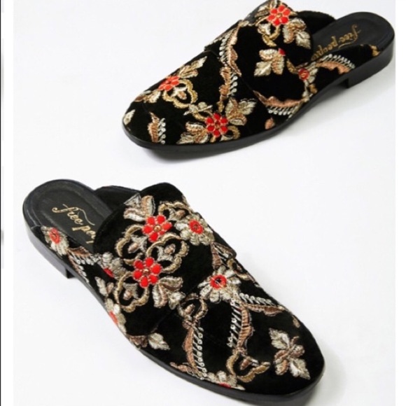 FREE PEOPLE NEW AT EASE BROCADE LOAFER SOLD OUT - Picture 2 of 8